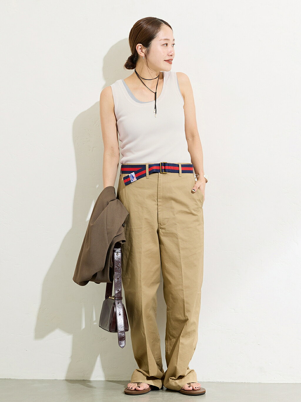 JOURNAL STANDARDの別注【RAINBOW SANDALS】 MEDIUM STRAP SINGLEを使ったコーディネートを紹介します。｜Rakuten Fashion(楽天ファッション／旧楽天ブランドアベニュー)5913054