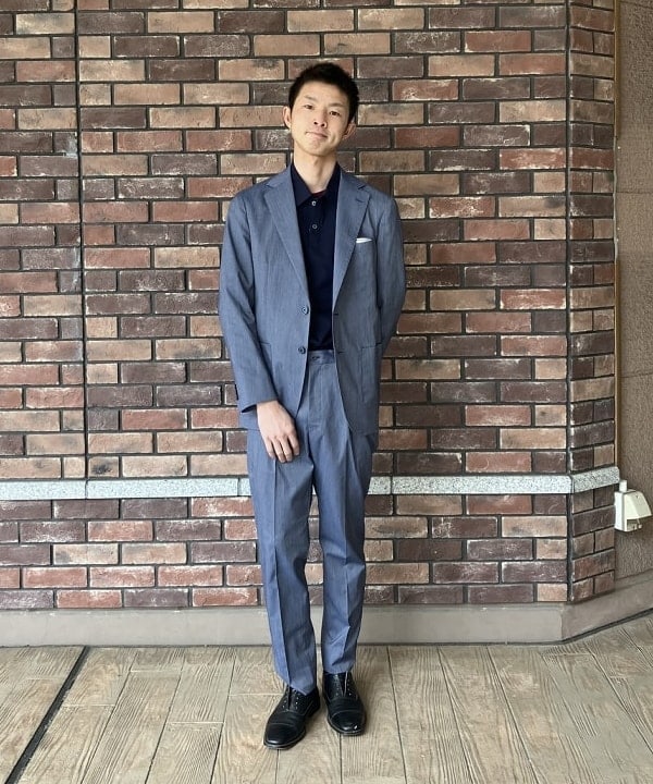BEAMS HEARTのBEAMS HEART ビームスハート SOLOTEX(R) 麻混 ジャケット メンズ ｜ ソロテックス(R) リネン混 軽量 ストレッチ 2ボタン ｜ 春夏 きれいめ カジュアル ビジネス アウター 日本製生地 ブルー グレーを使ったコーディネートを紹介します。｜Rakuten Fashion(楽天ファッション／旧楽天ブランドアベニュー)5915271