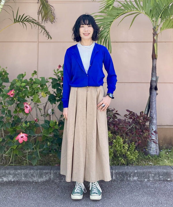 BEAMS HEARTのHealthKnit * BEAMS BOY / ロングサーマル ノースリーブ カットソーを使ったコーディネートを紹介します。｜Rakuten Fashion(楽天ファッション／旧楽天ブランドアベニュー)5915285