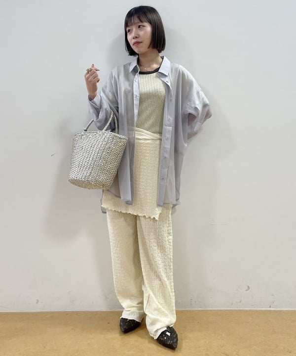 BEAMS HEARTのフリンジ カゴバッグを使ったコーディネートを紹介します。｜Rakuten Fashion(楽天ファッション／旧楽天ブランドアベニュー)5915326