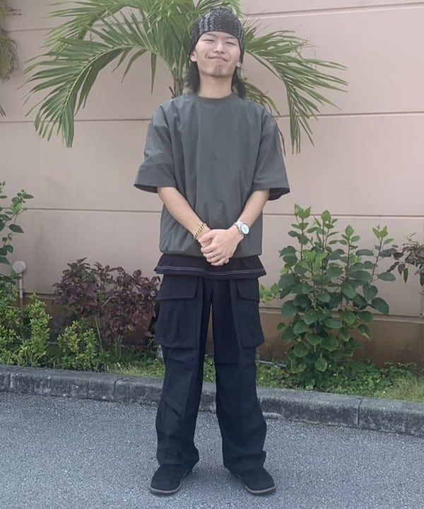 BEAMS HEARTの【吸水速乾/ドライタッチ/ベーシック/定番/シンプル/半袖】ポリエステルトロ ショートスリーブ Tシャツ 25SSを使ったコーディネートを紹介します。｜Rakuten Fashion(楽天ファッション／旧楽天ブランドアベニュー)5915340
