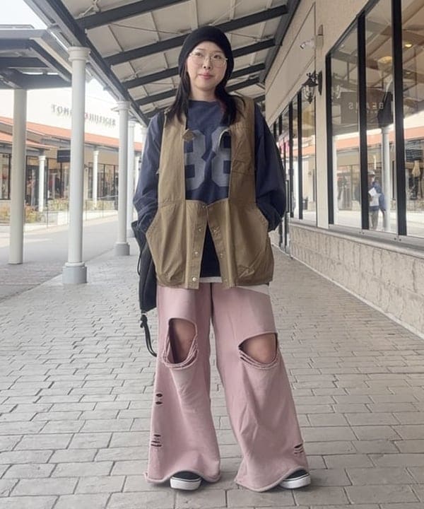 BEAMS OUTLETのコットンウェザー ハンティング ベストを使ったコーディネートを紹介します。｜Rakuten Fashion(楽天ファッション／旧楽天ブランドアベニュー)5915368