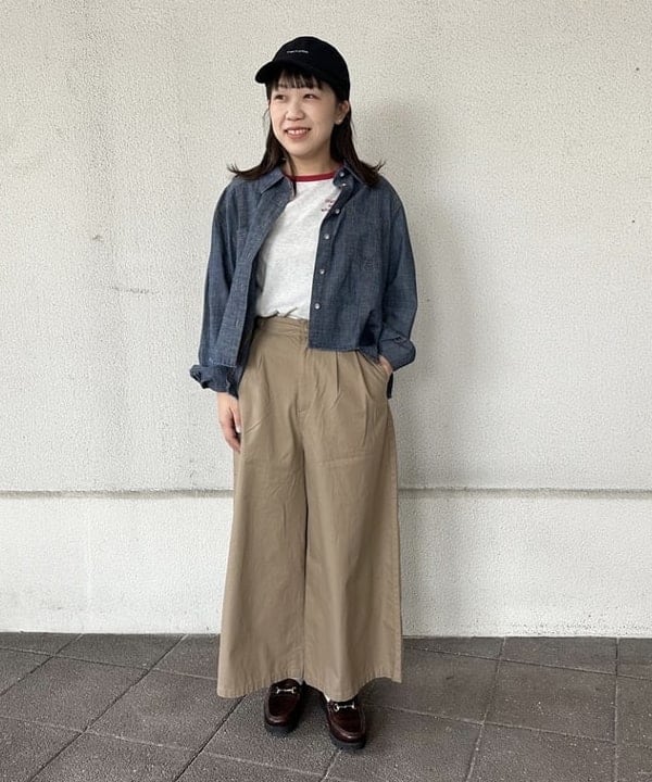 BEAMS HEARTのサイドベルト ワイドパンツを使ったコーディネートを紹介します。｜Rakuten Fashion(楽天ファッション／旧楽天ブランドアベニュー)5915414