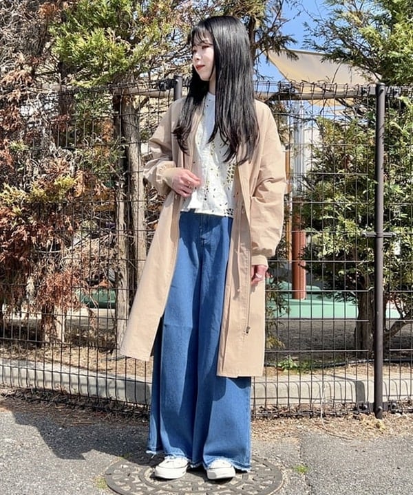 BEAMS HEARTの後タック MA-1 ライトコートを使ったコーディネートを紹介します。｜Rakuten Fashion(楽天ファッション／旧楽天ブランドアベニュー)5915470
