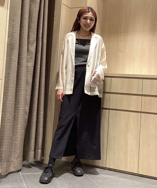 BEAMS HEARTのシアー ルーズ ジャケットを使ったコーディネートを紹介します。｜Rakuten Fashion(楽天ファッション／旧楽天ブランドアベニュー)5915774
