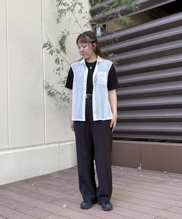 BEAMS HEARTのラメ クロップド Tシャツを使ったコーディネートを紹介します。｜Rakuten Fashion(楽天ファッション／旧楽天ブランドアベニュー)5915863
