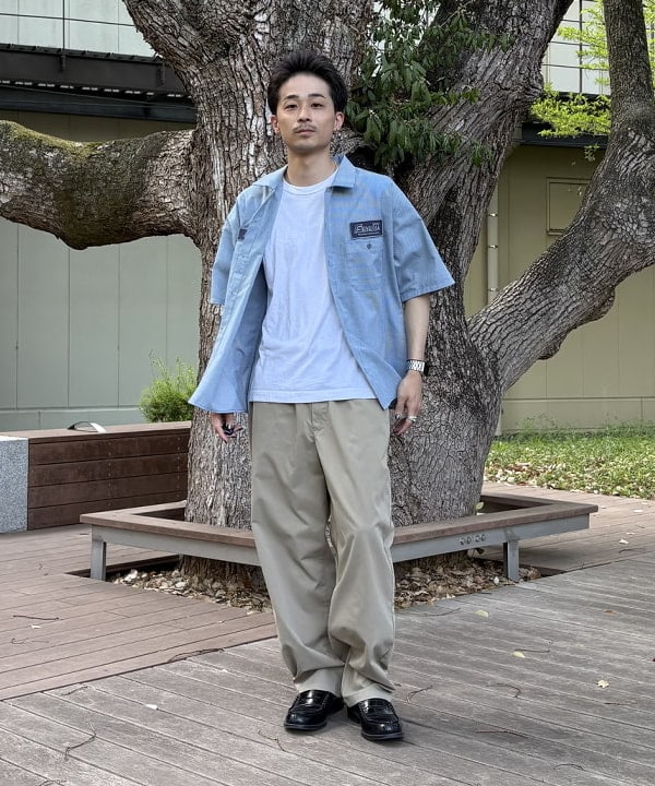 BEAMS HEARTのGMS ミニチェック ワークシャツを使ったコーディネートを紹介します。｜Rakuten Fashion(楽天ファッション／旧楽天ブランドアベニュー)5915871