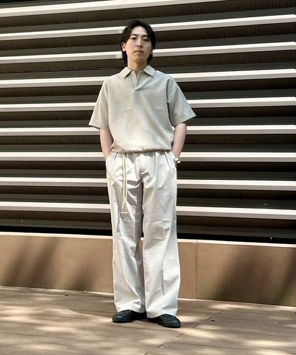 BEAMS HEARTのポリメランジ ポロシャツ (吸水速乾) 25SSを使ったコーディネートを紹介します。｜Rakuten Fashion(楽天ファッション／旧楽天ブランドアベニュー)5915878