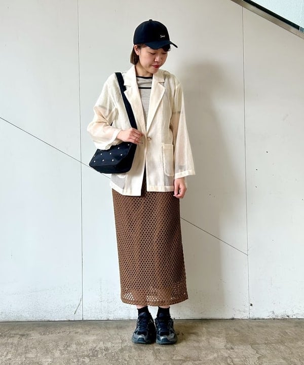 BEAMS HEARTのボーダーTシャツ * キャミソール(セットアイテム)を使ったコーディネートを紹介します。｜Rakuten Fashion(楽天ファッション／旧楽天ブランドアベニュー)5915958