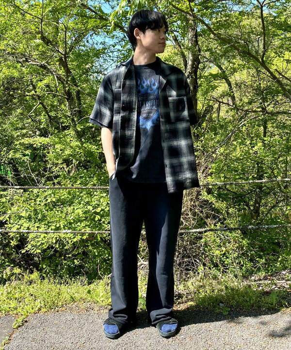 BEAMS HEARTのシアー オンブレーチェック シャツを使ったコーディネートを紹介します。｜Rakuten Fashion(楽天ファッション／旧楽天ブランドアベニュー)5916039