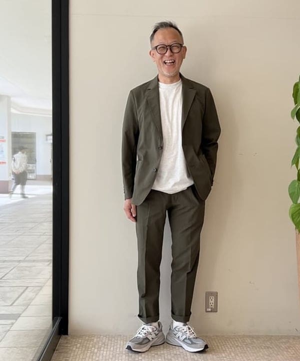 BEAMS HEARTの【セットアップ対応】SOLOTEX(R) ドビー 2ボタン ジャケット 25SS(S~XL・軽量・ウォッシャブル)を使ったコーディネートを紹介します。｜Rakuten Fashion(楽天ファッション／旧楽天ブランドアベニュー)5916162