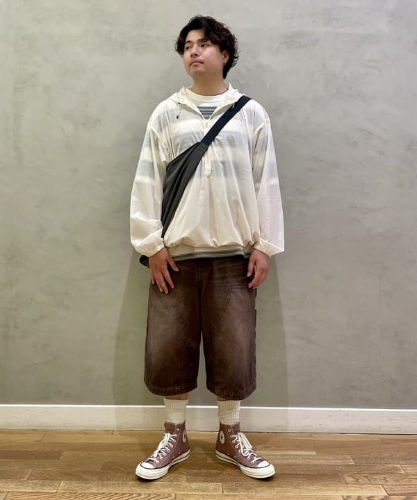 BEAMS OUTLETのBEAMS / ハーフジップ テック フーディを使ったコーディネートを紹介します。｜Rakuten Fashion(楽天ファッション／旧楽天ブランドアベニュー)5916173