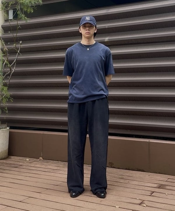 BEAMS HEARTのGMS ワイドストレート  コットンウラケ パンツを使ったコーディネートを紹介します。｜Rakuten Fashion(楽天ファッション／旧楽天ブランドアベニュー)5916218