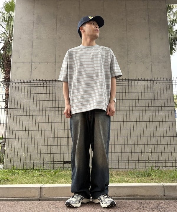 BEAMS HEARTのクイックドライ ボーダーTシャツを使ったコーディネートを紹介します。｜Rakuten Fashion(楽天ファッション／旧楽天ブランドアベニュー)5916259