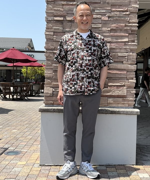 BEAMS HEARTのプリント オープンカラー シャツを使ったコーディネートを紹介します。｜Rakuten Fashion(楽天ファッション／旧楽天ブランドアベニュー)5916320