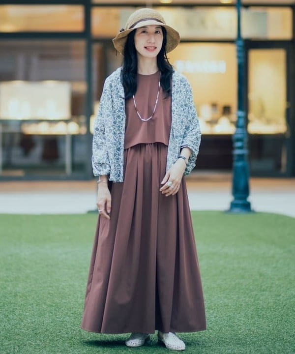 BEAMS HEARTのペーパー リボン ハットを使ったコーディネートを紹介します。｜Rakuten Fashion(楽天ファッション／旧楽天ブランドアベニュー)5916444