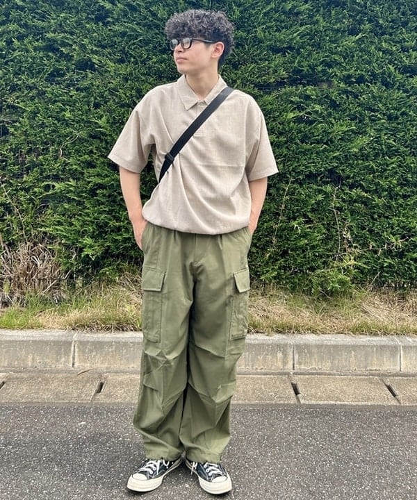 BEAMS HEARTのポリメランジ ポロシャツ (吸水速乾) 25SSを使ったコーディネートを紹介します。｜Rakuten Fashion(楽天ファッション／旧楽天ブランドアベニュー)5916624