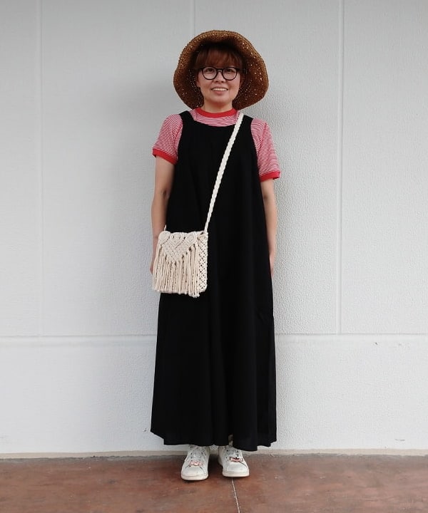 BEAMS HEARTのワッフル ボーダー プルオーバーを使ったコーディネートを紹介します。｜Rakuten Fashion(楽天ファッション／旧楽天ブランドアベニュー)5916684