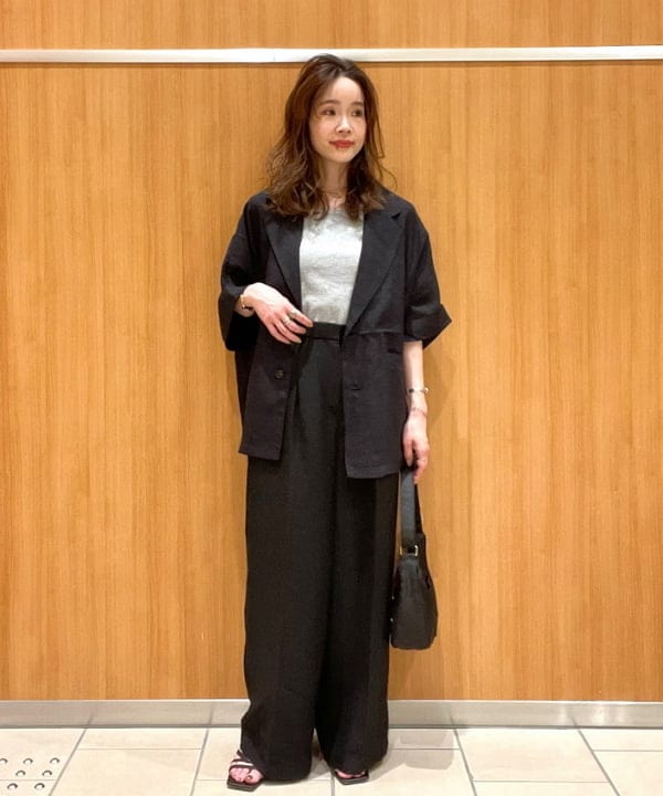 BEAMS HEARTのフレンチスリーブ ジャケット 25SS 夏 半袖ジャケット レディースを使ったコーディネートを紹介します。｜Rakuten Fashion(楽天ファッション／旧楽天ブランドアベニュー)5916691
