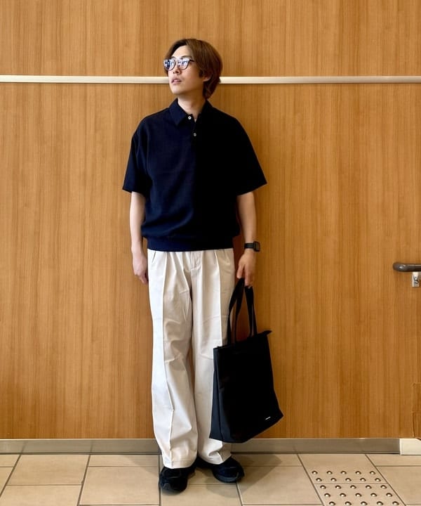 BEAMS HEARTのポリメランジ ポロシャツ (吸水速乾) 25SSを使ったコーディネートを紹介します。｜Rakuten Fashion(楽天ファッション／旧楽天ブランドアベニュー)5916842