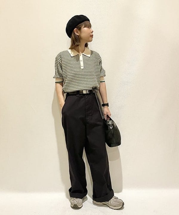 BEAMS HEARTの【半袖/襟付き】マルチジャカード ニットポロ 25SS ポロシャツ ポロニットを使ったコーディネートを紹介します。｜Rakuten Fashion(楽天ファッション／旧楽天ブランドアベニュー)5916954