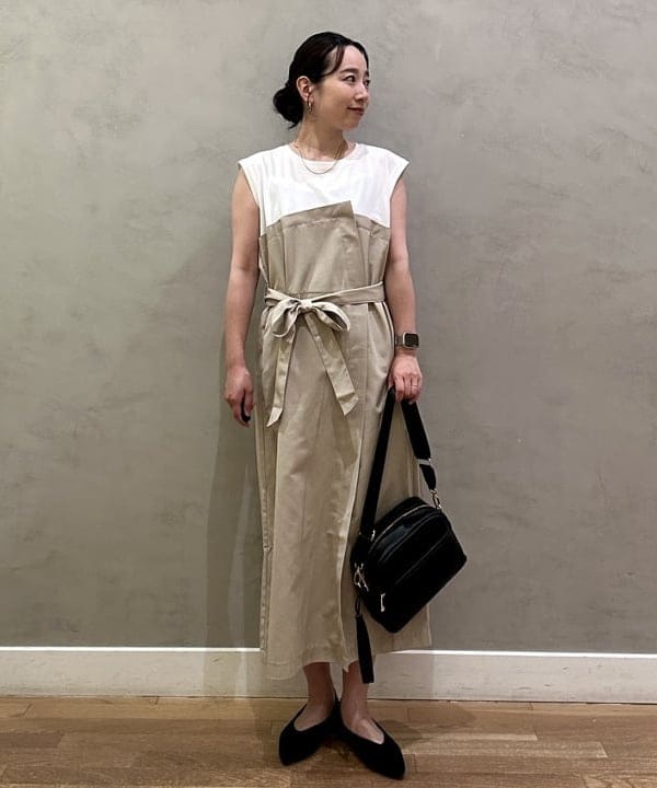 BEAMS HEARTのカット コンビ レイヤード ワンピース 25SS デザインワンピース 1枚で決まる 手洗い可を使ったコーディネートを紹介します。｜Rakuten Fashion(楽天ファッション／旧楽天ブランドアベニュー)5917095