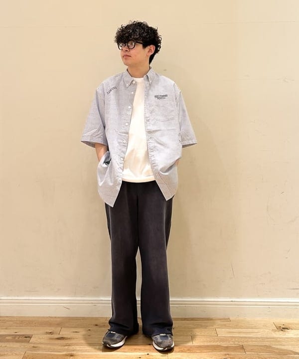 BEAMS HEARTのレタード オックス ビッグ ショートスリーブ シャツを使ったコーディネートを紹介します。｜Rakuten Fashion(楽天ファッション／旧楽天ブランドアベニュー)5917107