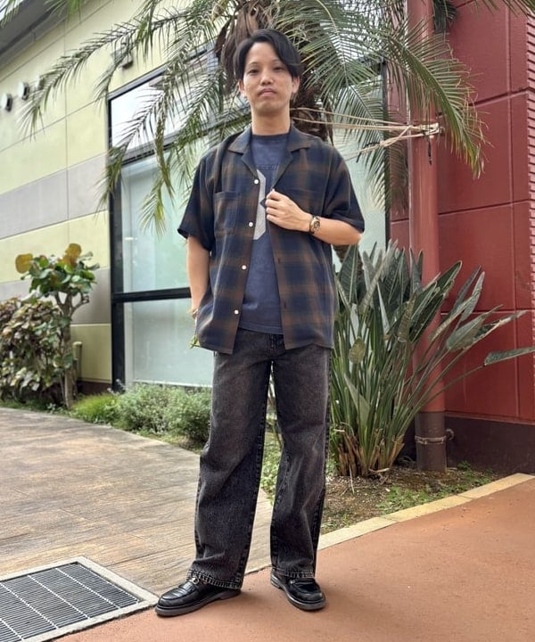 BEAMS HEARTのシアー オンブレーチェック シャツを使ったコーディネートを紹介します。｜Rakuten Fashion(楽天ファッション／旧楽天ブランドアベニュー)5917371