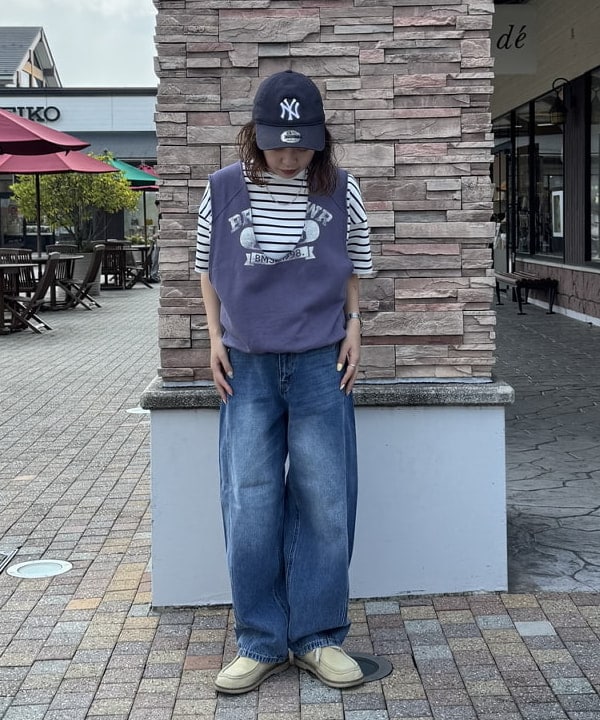 BEAMS WOMENのデニム コクーン パンツを使ったコーディネートを紹介します。｜Rakuten Fashion(楽天ファッション／旧楽天ブランドアベニュー)5922167