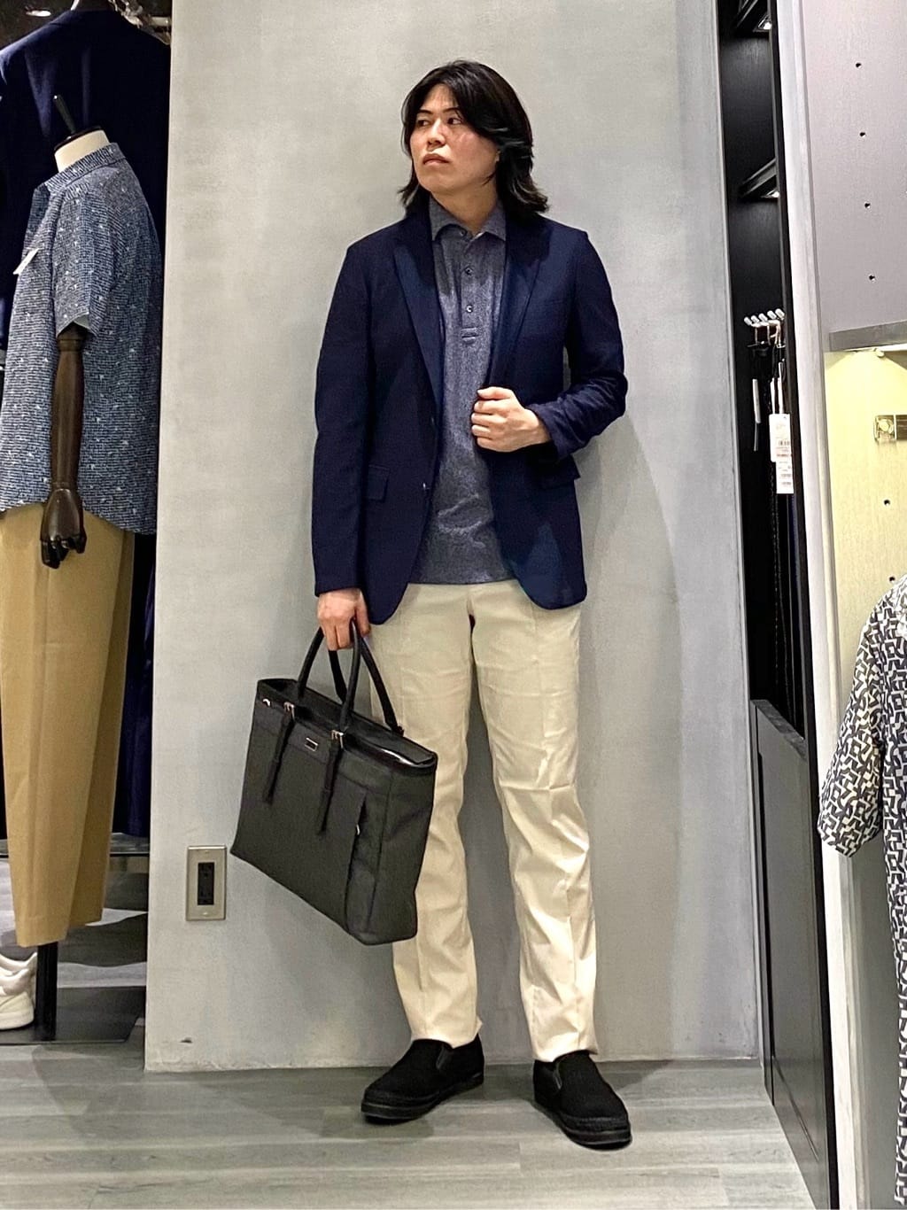 TAKEO KIKUCHIの【抗菌防臭】尾州 リネンブレンド ハニカムメッシュ ジャケットを使ったコーディネートを紹介します。｜Rakuten Fashion(楽天ファッション／旧楽天ブランドアベニュー)5922647