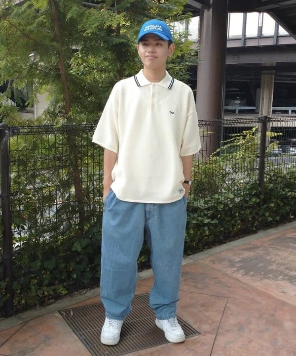 BEAMS HEARTのPENNEY'S / フォックス ニット ポロシャツを使ったコーディネートを紹介します。｜Rakuten Fashion(楽天ファッション／旧楽天ブランドアベニュー)5923976