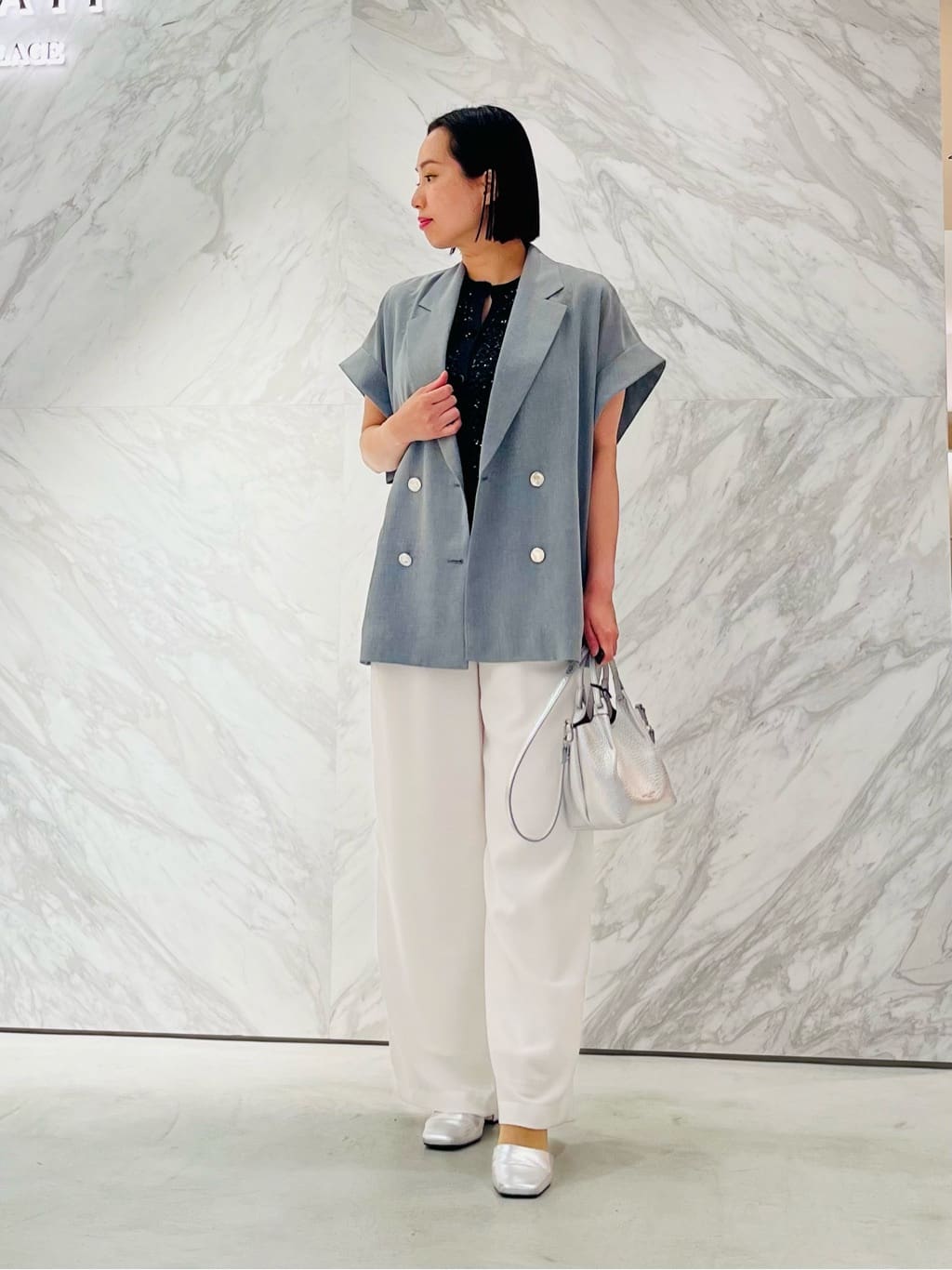 ANAYI | オーガンリネンライクフレンチジャケット | Rakuten Fashion