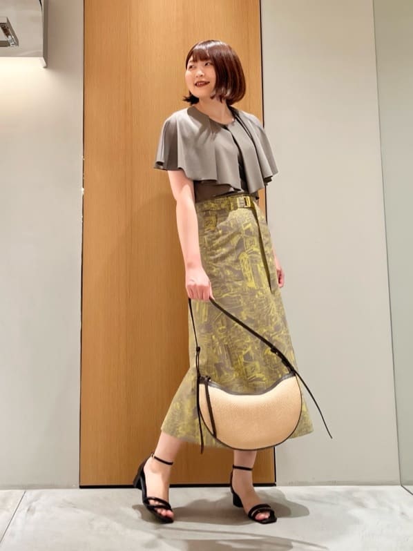 ANAYI | シティスケーププリントAライン スカート | Rakuten Fashion