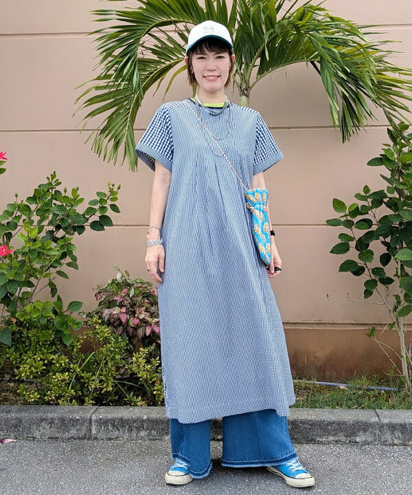 BEAMS HEARTのクレイジー フレア ワンピースを使ったコーディネートを紹介します。｜Rakuten Fashion(楽天ファッション／旧楽天ブランドアベニュー)5926240