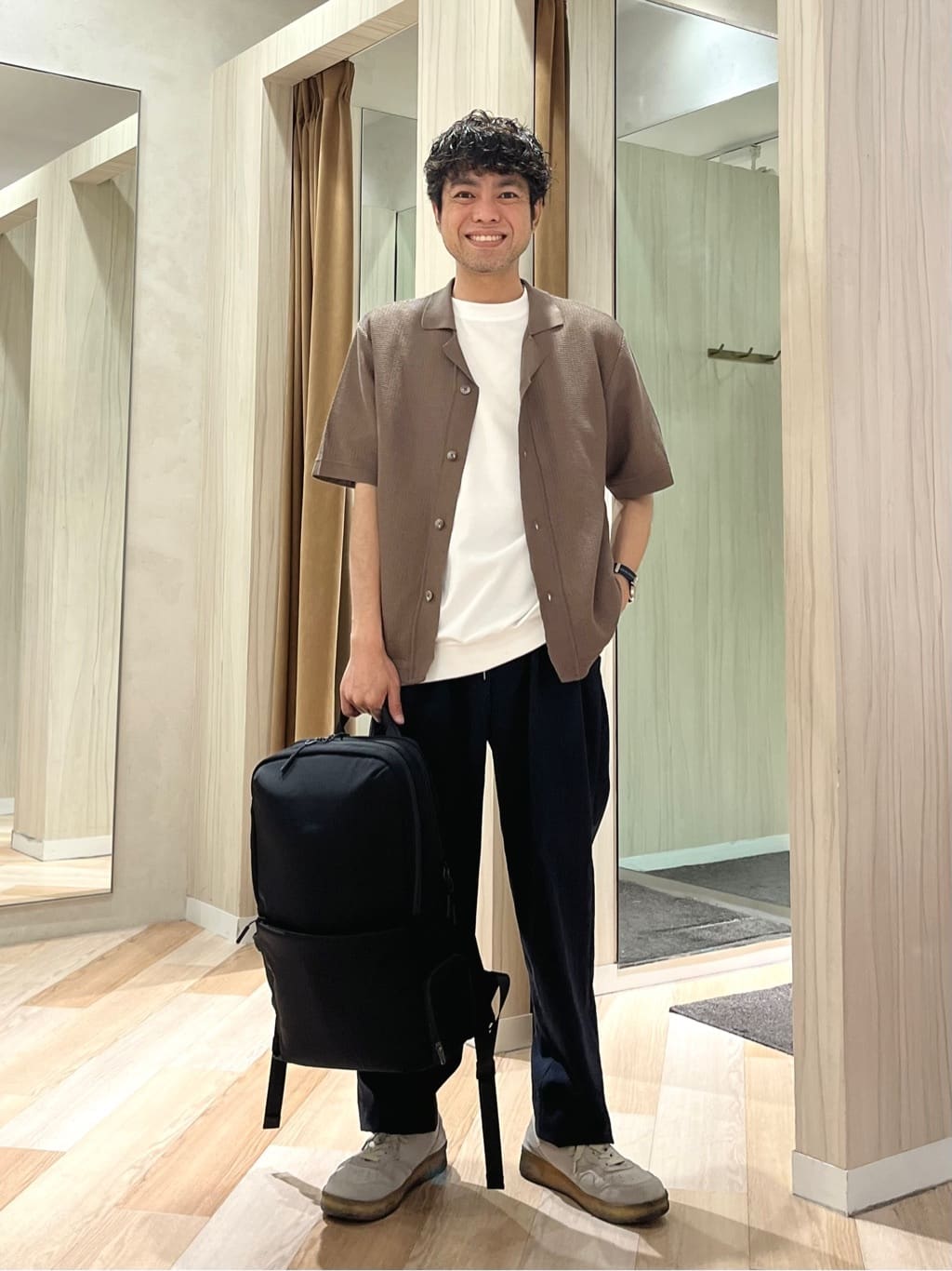 TAKEO KIKUCHIのニットシャツ カーディガンを使ったコーディネートを紹介します。｜Rakuten Fashion(楽天ファッション／旧楽天ブランドアベニュー)5928712