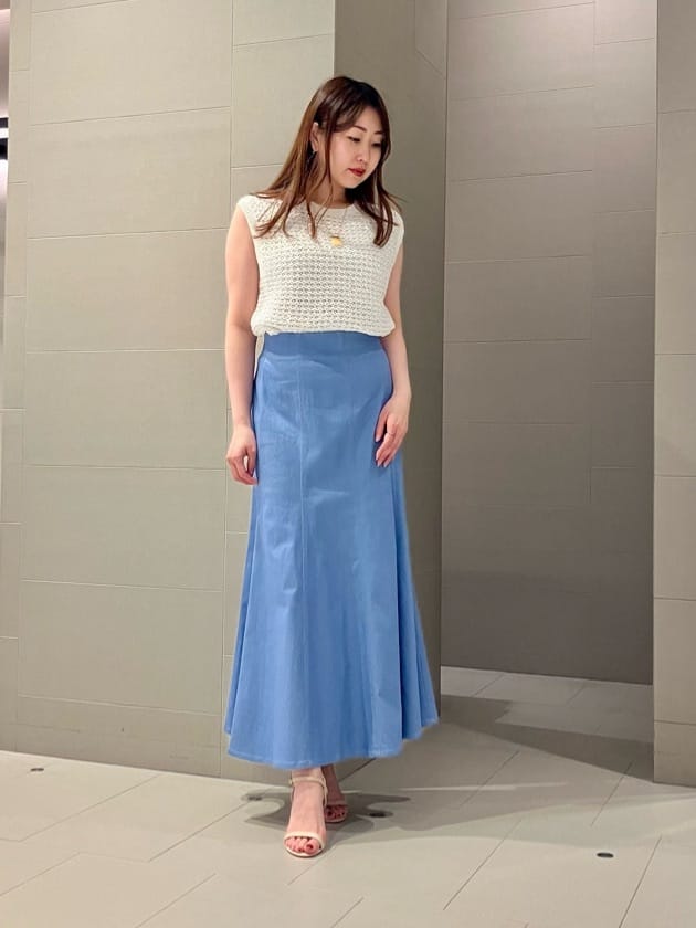 ANAYI | デニムライクマーメイド スカート | Rakuten Fashion(楽天