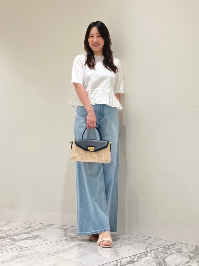 ANAYI | ライトポンチペプラム5分袖プルオーバー | Rakuten Fashion