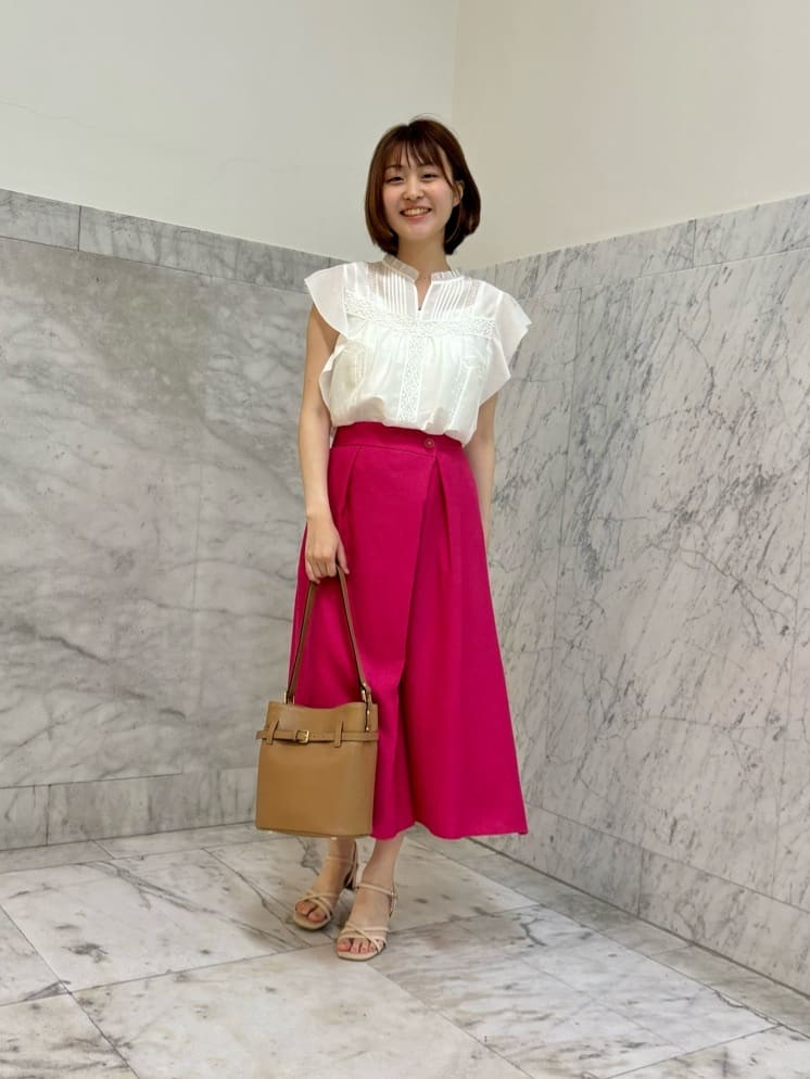 ANAYI | コットンシルクレースコンビブラウス | Rakuten Fashion(楽天