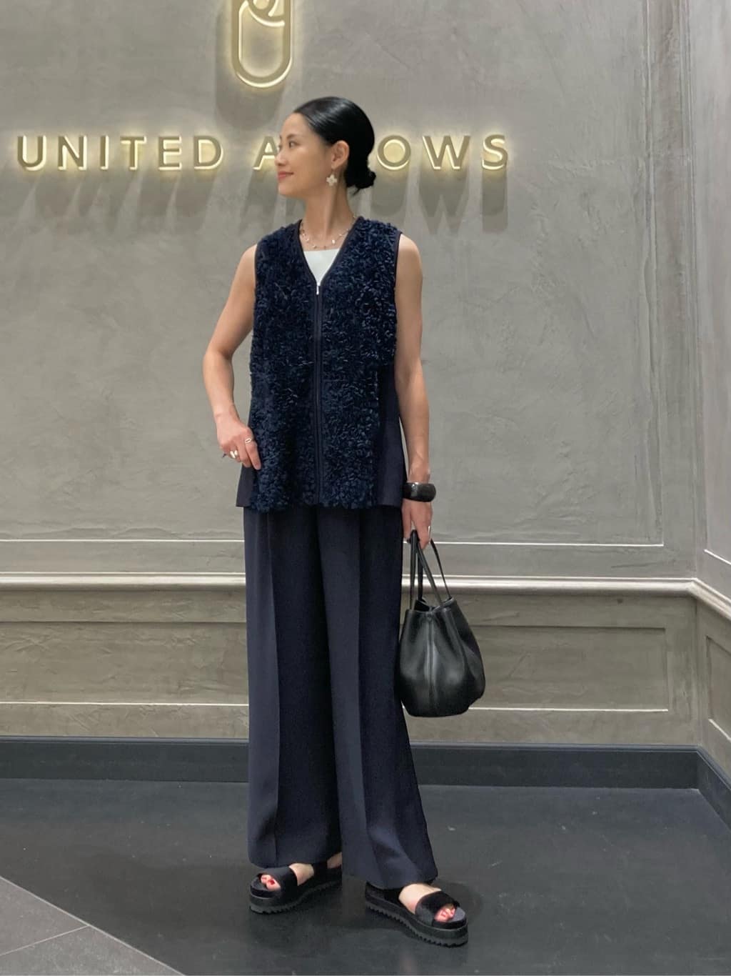 UNITED ARROWS LTD. OUTLET | フラワー チュール ニットベスト