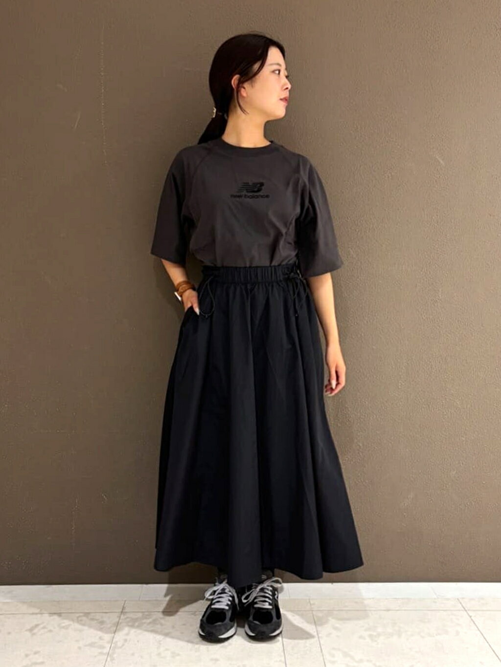New Balance | NB Grey サーキュラースカート | Rakuten Fashion(楽天