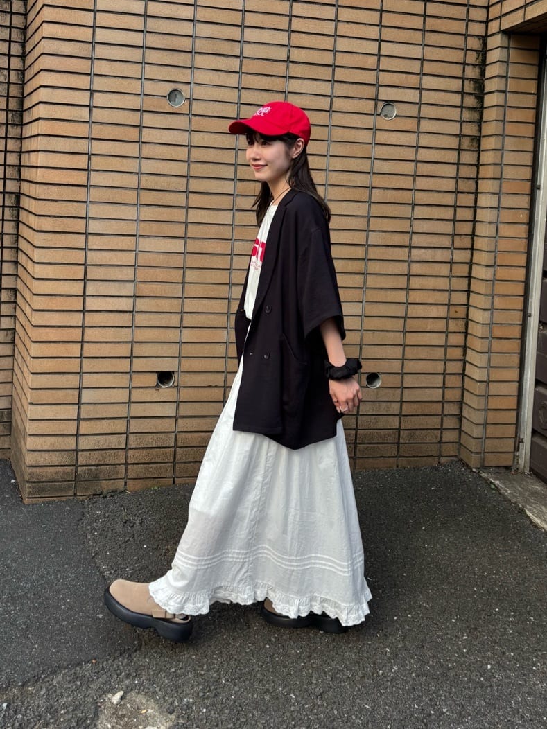 Discoatの【ユニセックス/WEB限定】スラブイージーテーラーカラー半袖 