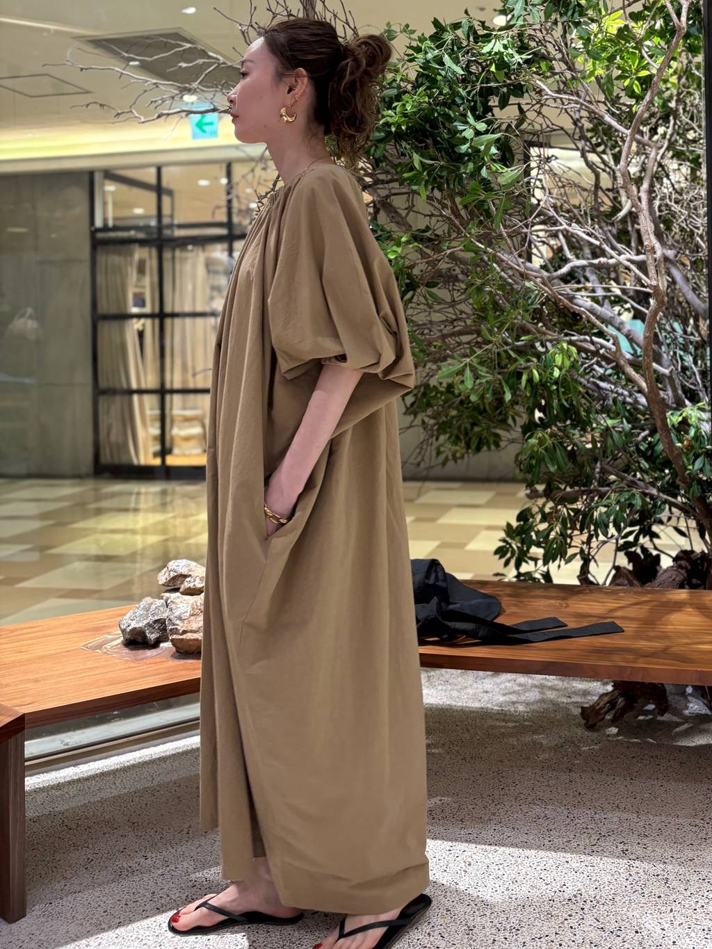 Curensology | コットンリネンドルマンワンピース | Rakuten Fashion
