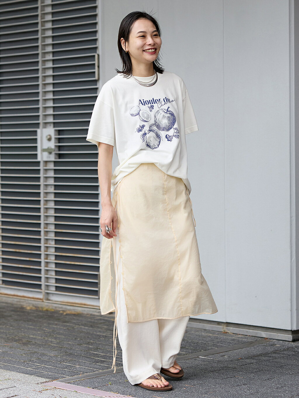 JOURNAL STANDARDの別注【RAINBOW SANDALS】 MEDIUM STRAP SINGLEを使ったコーディネートを紹介します。｜Rakuten Fashion(楽天ファッション／旧楽天ブランドアベニュー)5938736