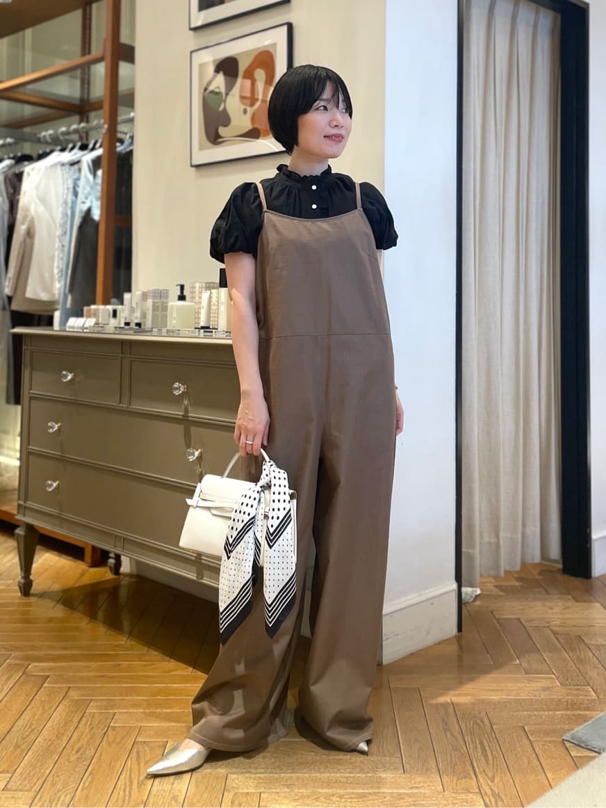 TOMORROWLAND | コットンシルクデニム サロペット | Rakuten Fashion