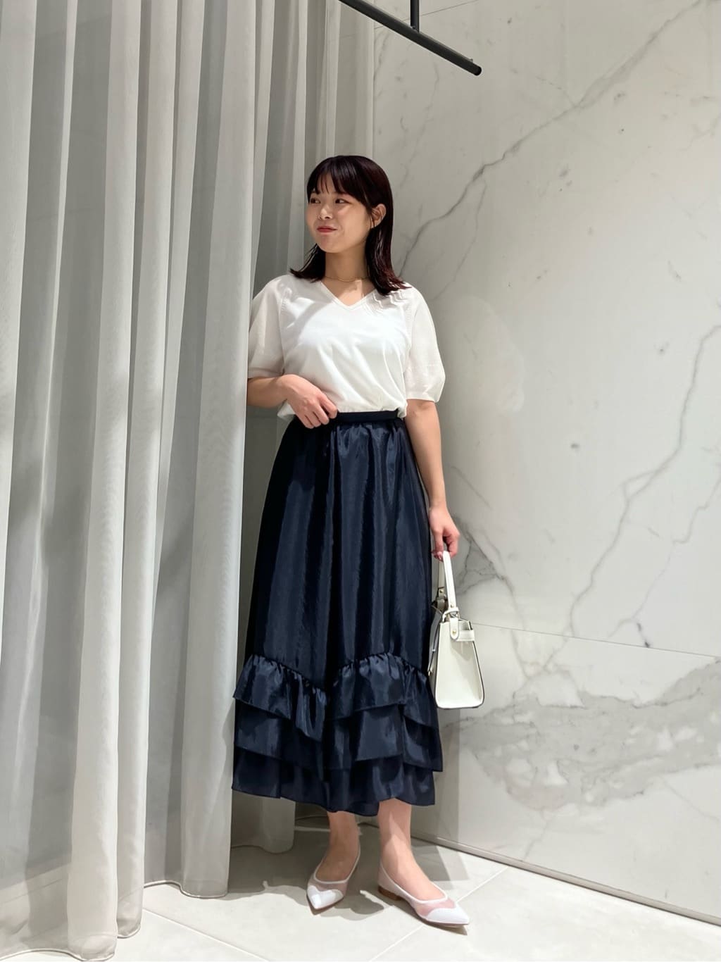 allurevilleのハイツイストヤーンプルオーバーを使ったコーディネートを紹介します。｜Rakuten Fashion(楽天ファッション／旧楽天ブランドアベニュー)5943268