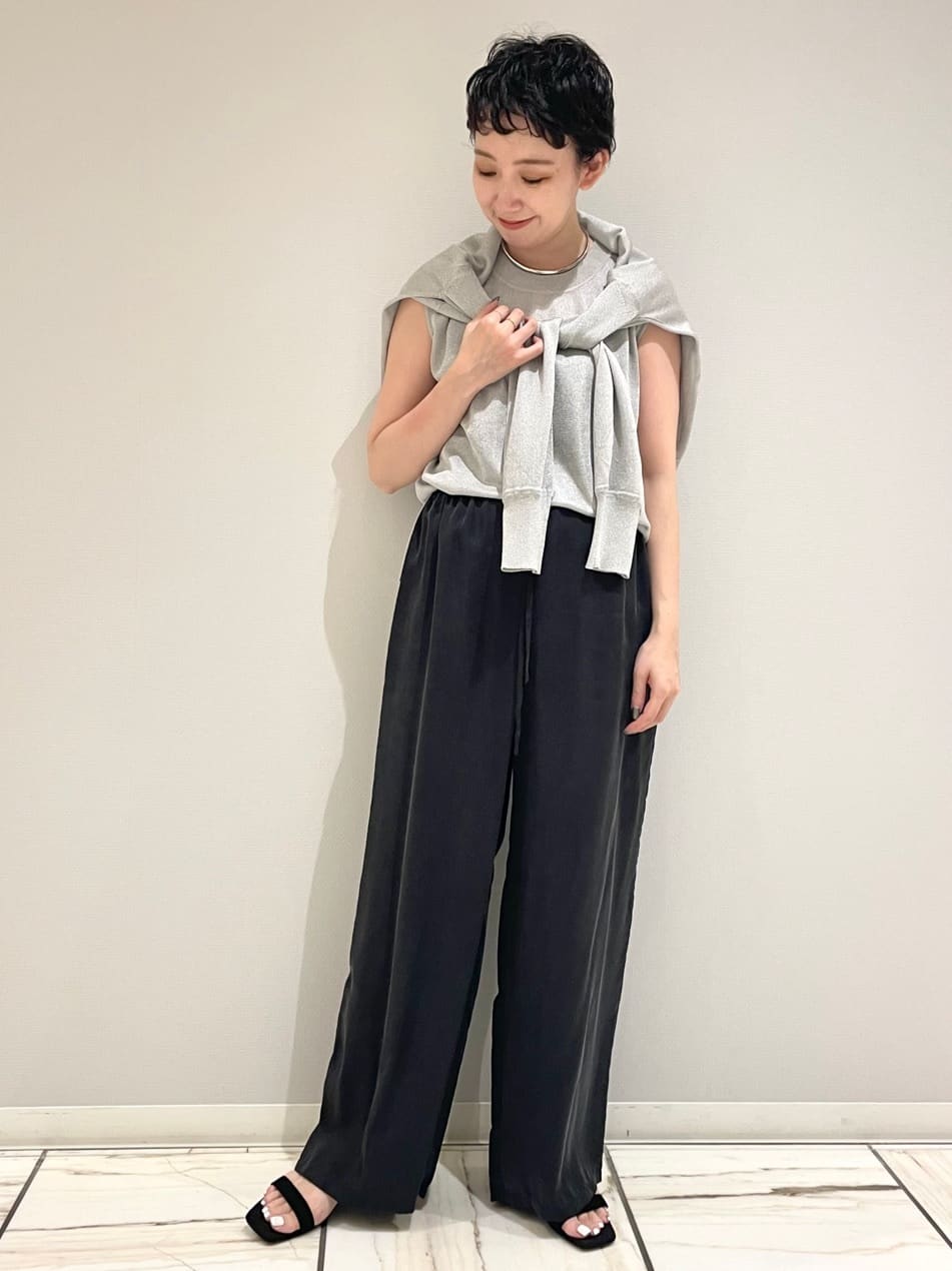 1er Arrondissementのメタルライクミラノリブタンクを使ったコーディネートを紹介します。｜Rakuten Fashion(楽天ファッション／旧楽天ブランドアベニュー)5943820