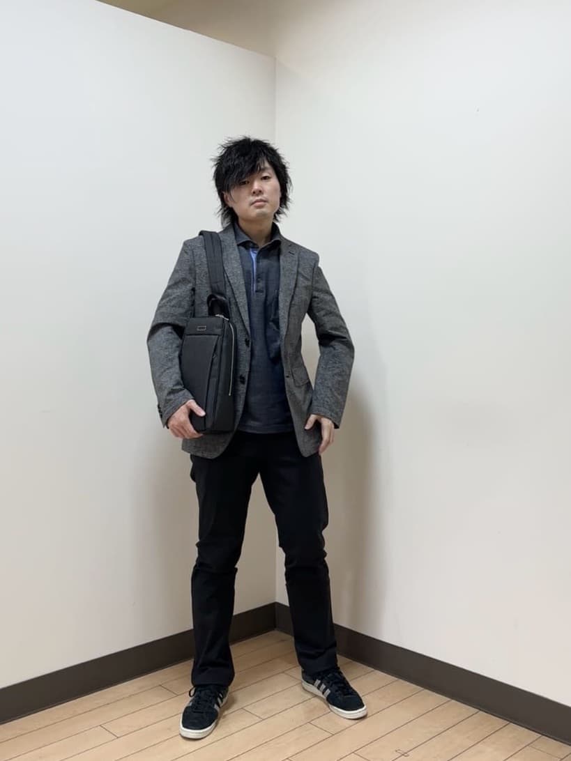 TAKEO KIKUCHIの【抗菌防臭】COOL DOTS(R)ドビープリント ジャケットを使ったコーディネートを紹介します。｜Rakuten Fashion(楽天ファッション／旧楽天ブランドアベニュー)5943842