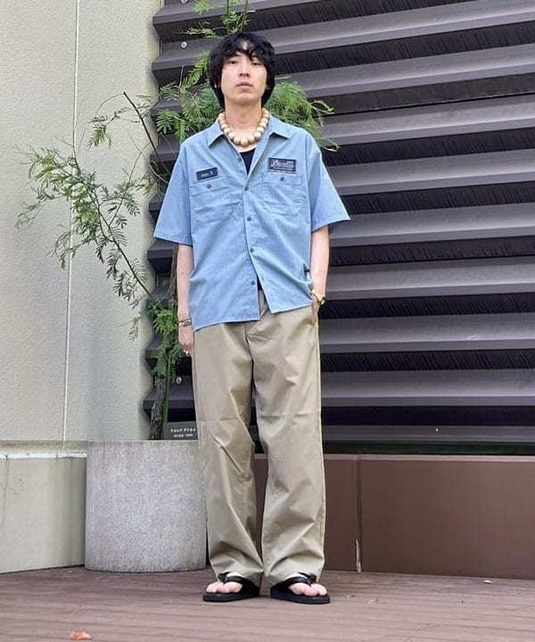 BEAMS HEARTのGMS ミニチェック ワークシャツを使ったコーディネートを紹介します。｜Rakuten Fashion(楽天ファッション／旧楽天ブランドアベニュー)5946055