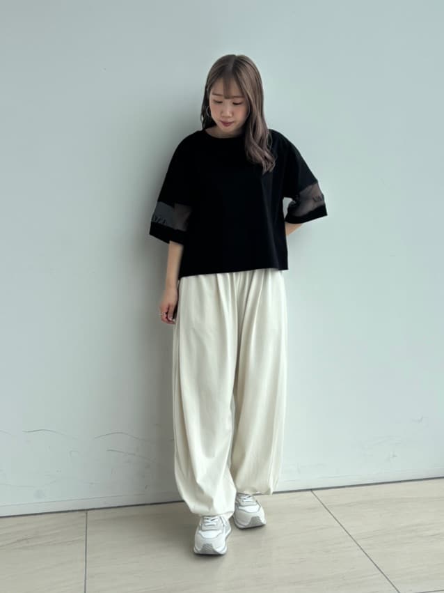 Vinのシアースリーブカットソーを使ったコーディネートを紹介します。｜Rakuten Fashion(楽天ファッション／旧楽天ブランドアベニュー)5948534