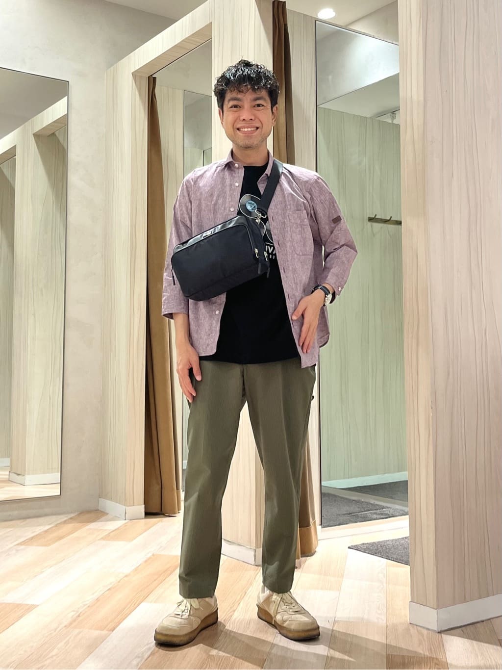 TAKEO KIKUCHIのレコードプリント 天竺 Tシャツを使ったコーディネートを紹介します。｜Rakuten Fashion(楽天ファッション／旧楽天ブランドアベニュー)5948731